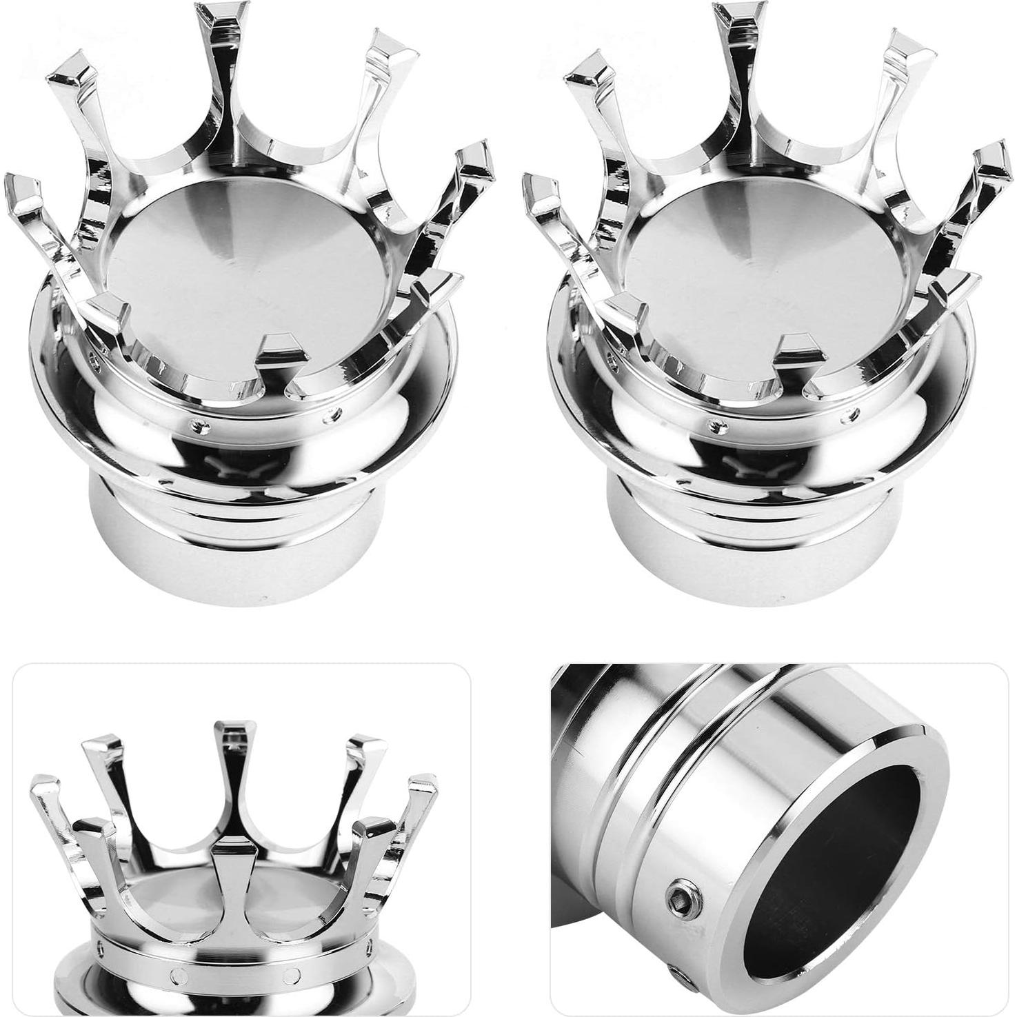 Cubiertas de Tuerca de Eje Delantero Tbest Aluminio CNC 62x65mm