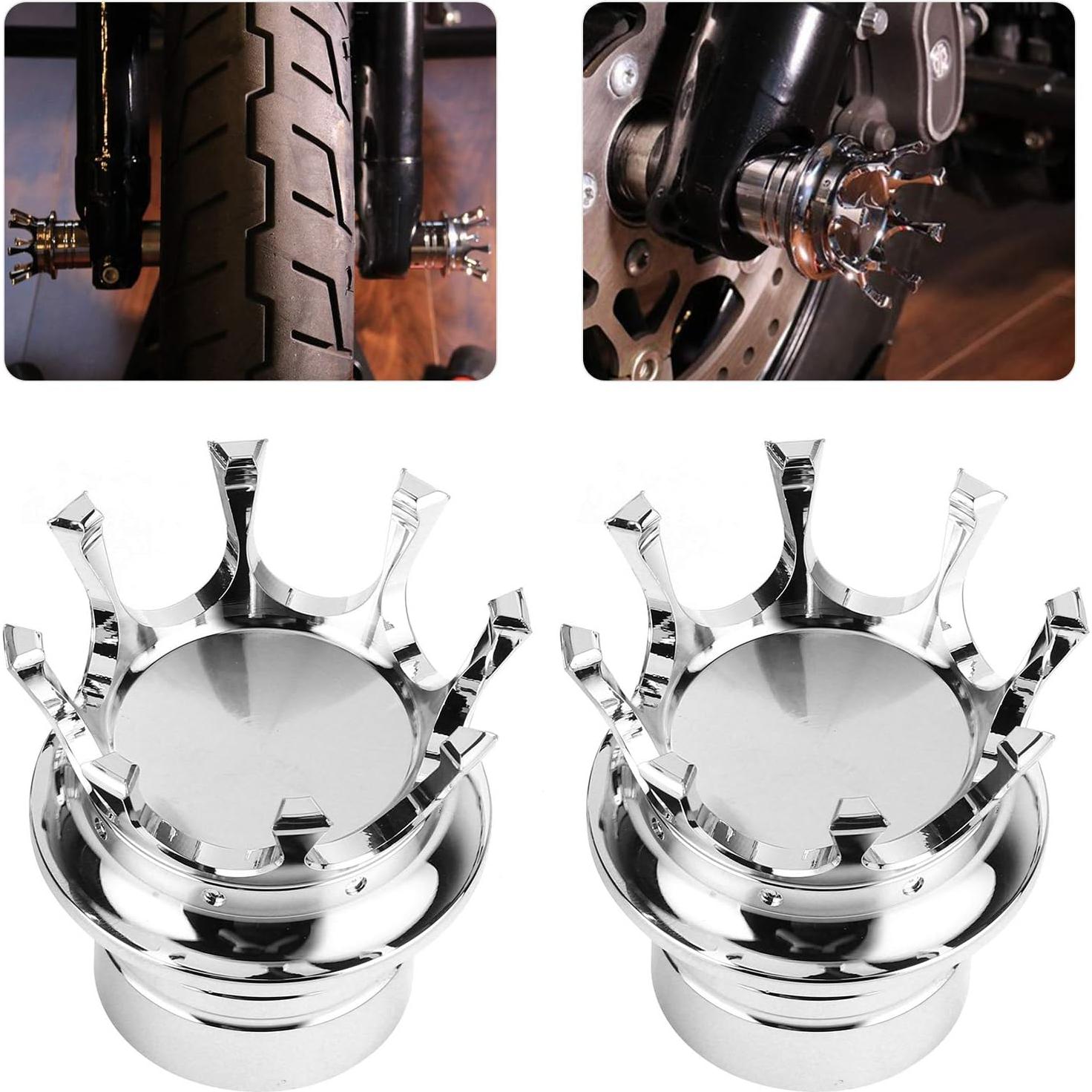 Cubiertas de Tuerca de Eje Delantero Tbest Aluminio CNC 62x65mm