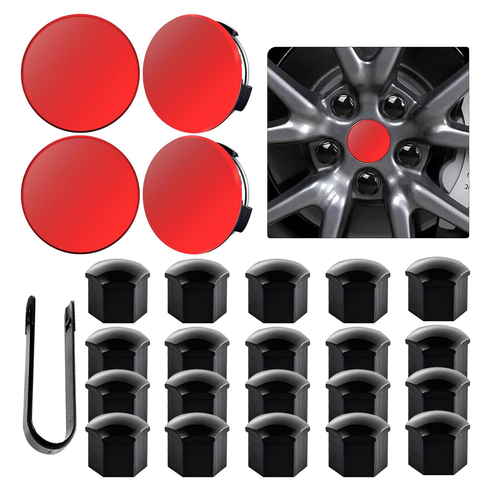 Kit de Tapas Centrales de Rueda KWOYOS para Tesla Model 3/Y 19"