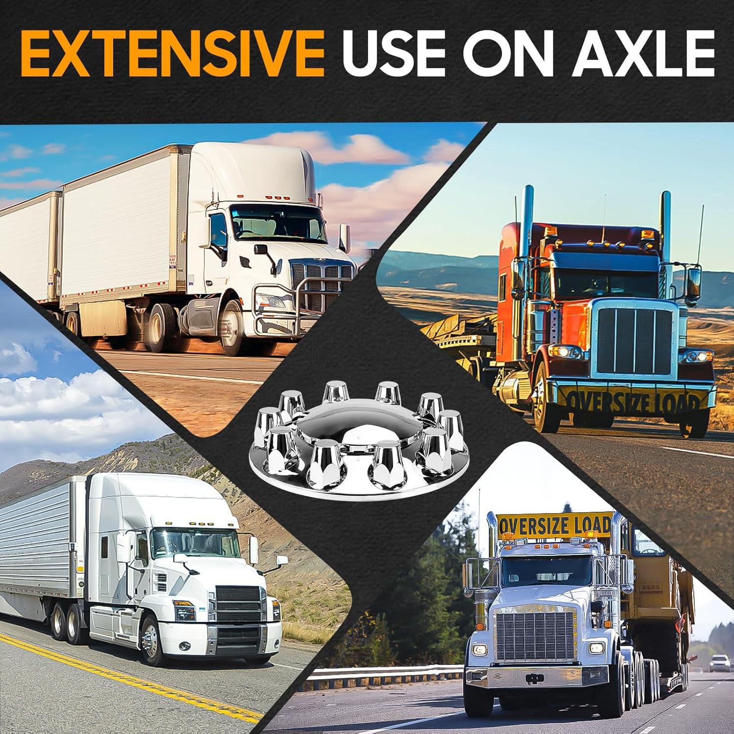 Kit Cubiertas de Eje SEHNSUCHT 33mm para Ruedas de Camión