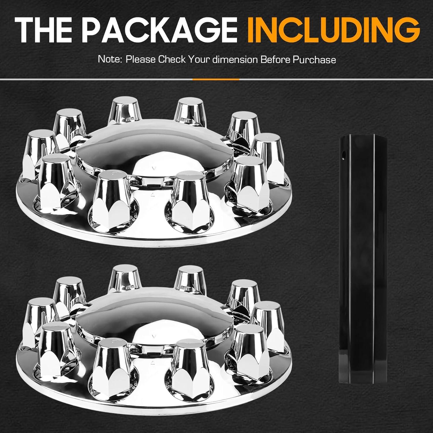 Kit Cubiertas de Eje SEHNSUCHT 33mm para Ruedas de Camión