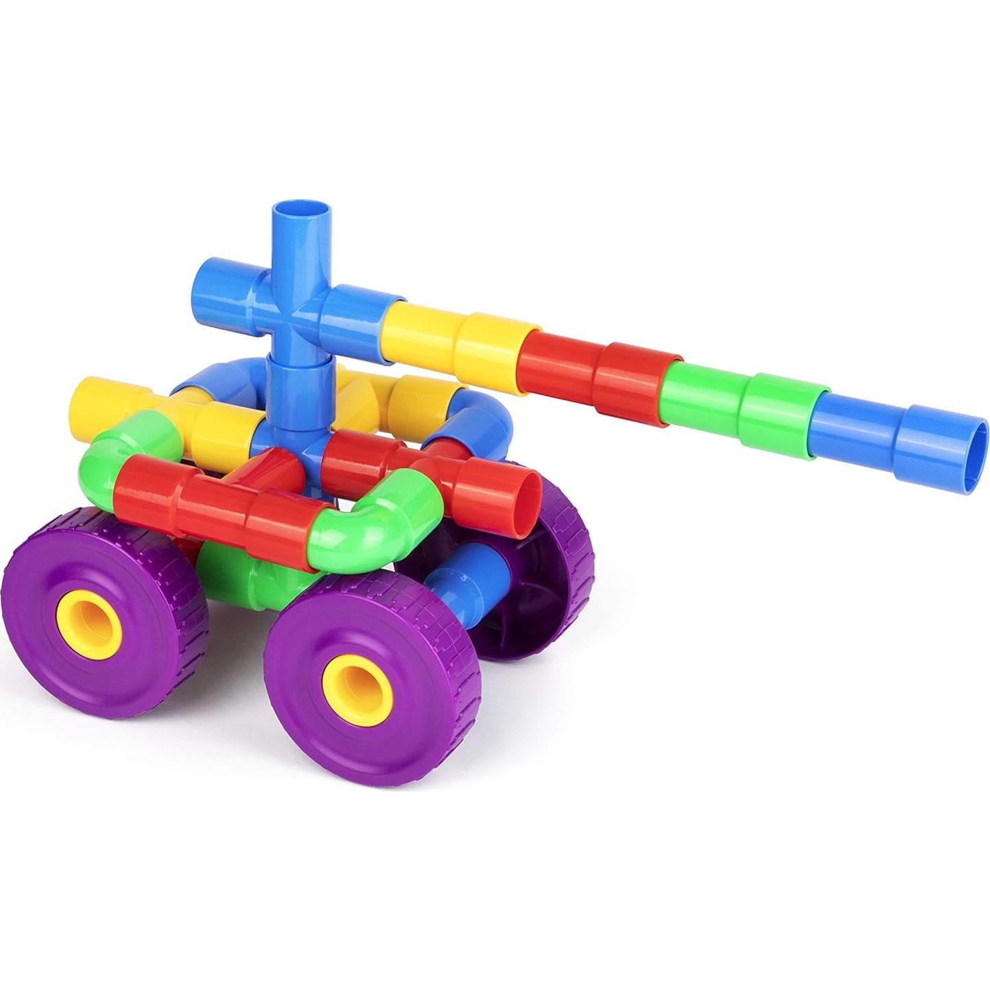 Juguete de Construcción PlayBuild 128 Piezas para Niños 3+
