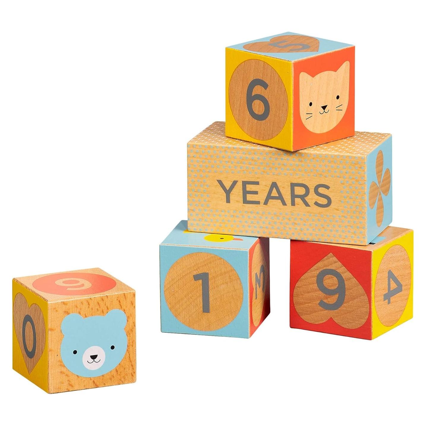 Bloques de Hitos para Bebés Petit Collage - Madera Ecológica