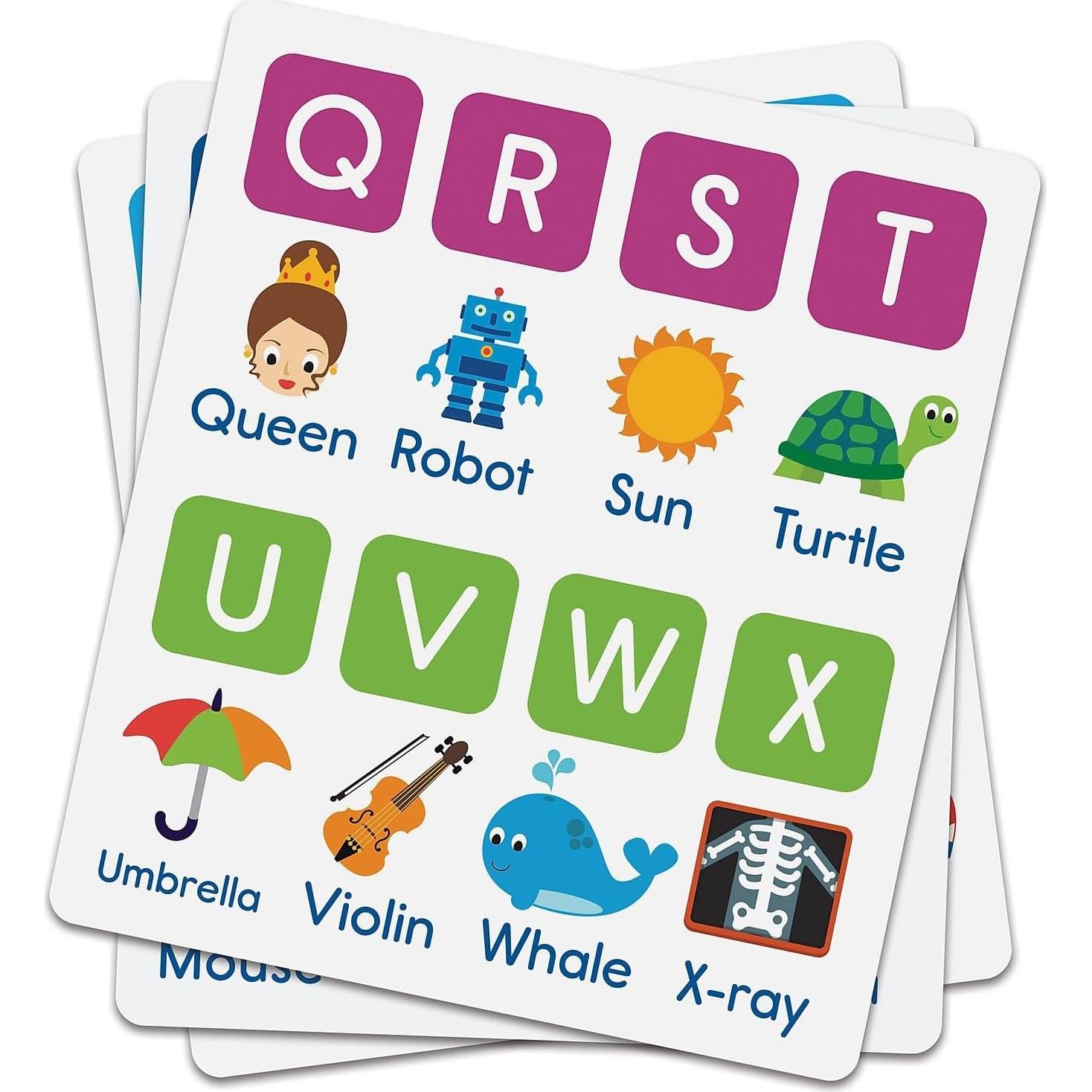 Conjunto de Aprendizaje AlphaBee Learning Resources - Letras, Números y Formas