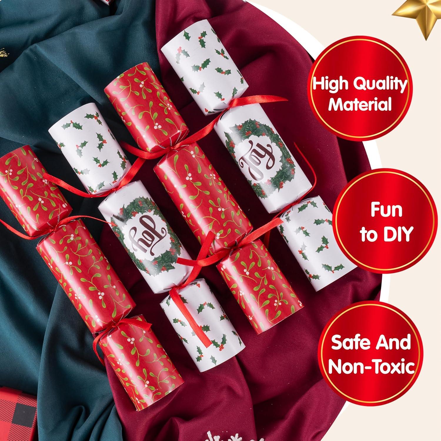 Paquete de 10 Favor de Mesa Navidad JOYIN 25.4 cm Sin Estallido