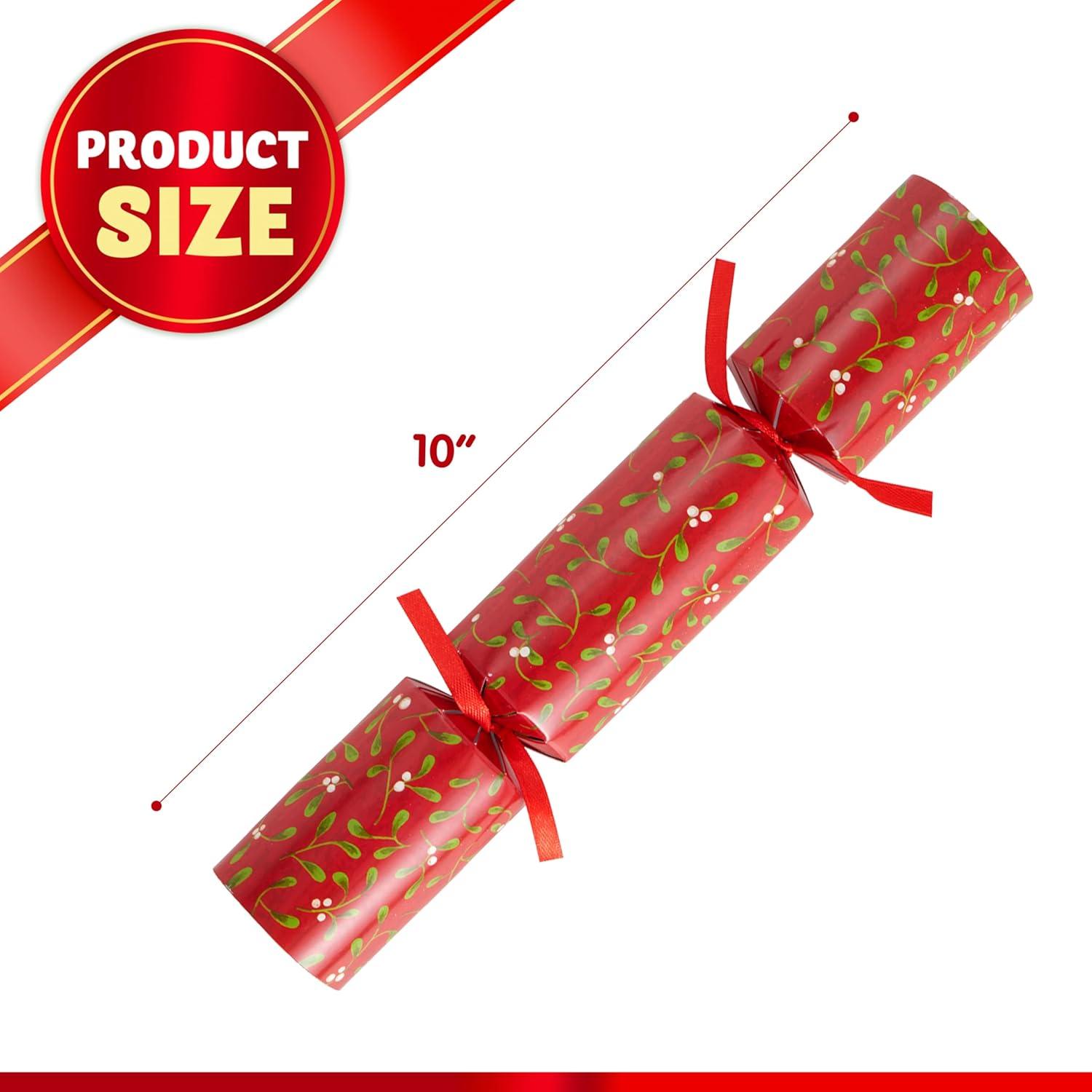 Paquete de 10 Favor de Mesa Navidad JOYIN 25.4 cm Sin Estallido