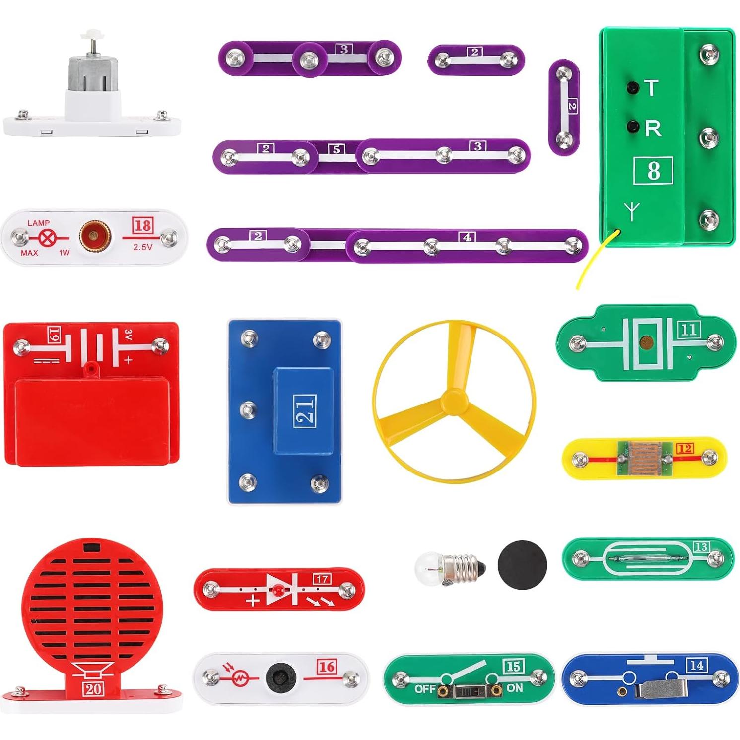 Kit de Circuitos Eléctricos ELSKY W-335 para Niños 8+