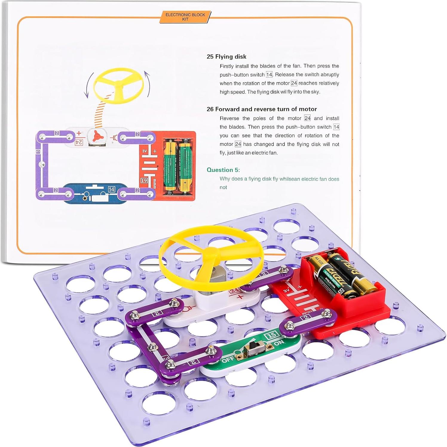 Kit de Circuitos Eléctricos ELSKY W-335 para Niños 8+