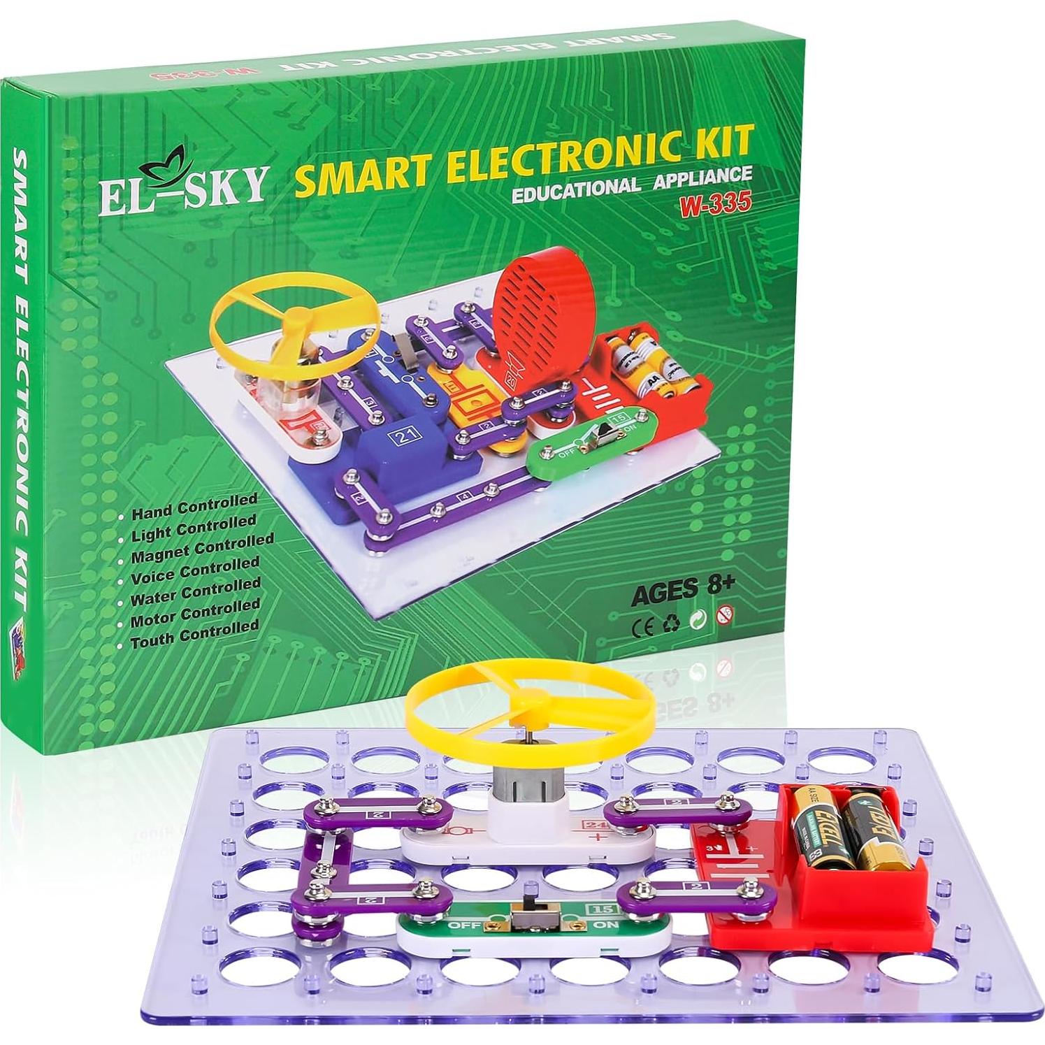 Kit de Circuitos Eléctricos ELSKY W-335 para Niños 8+