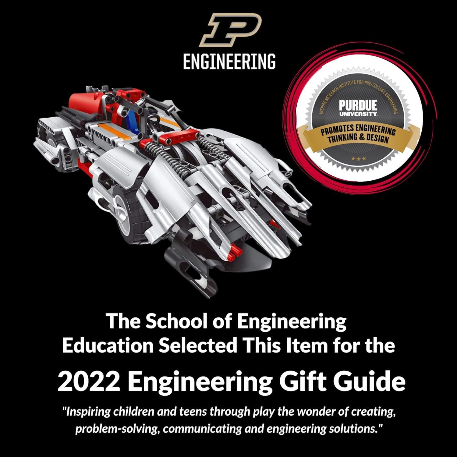 Juego de Construcción Coche RC Kididdo 326 Piezas 2 en 1