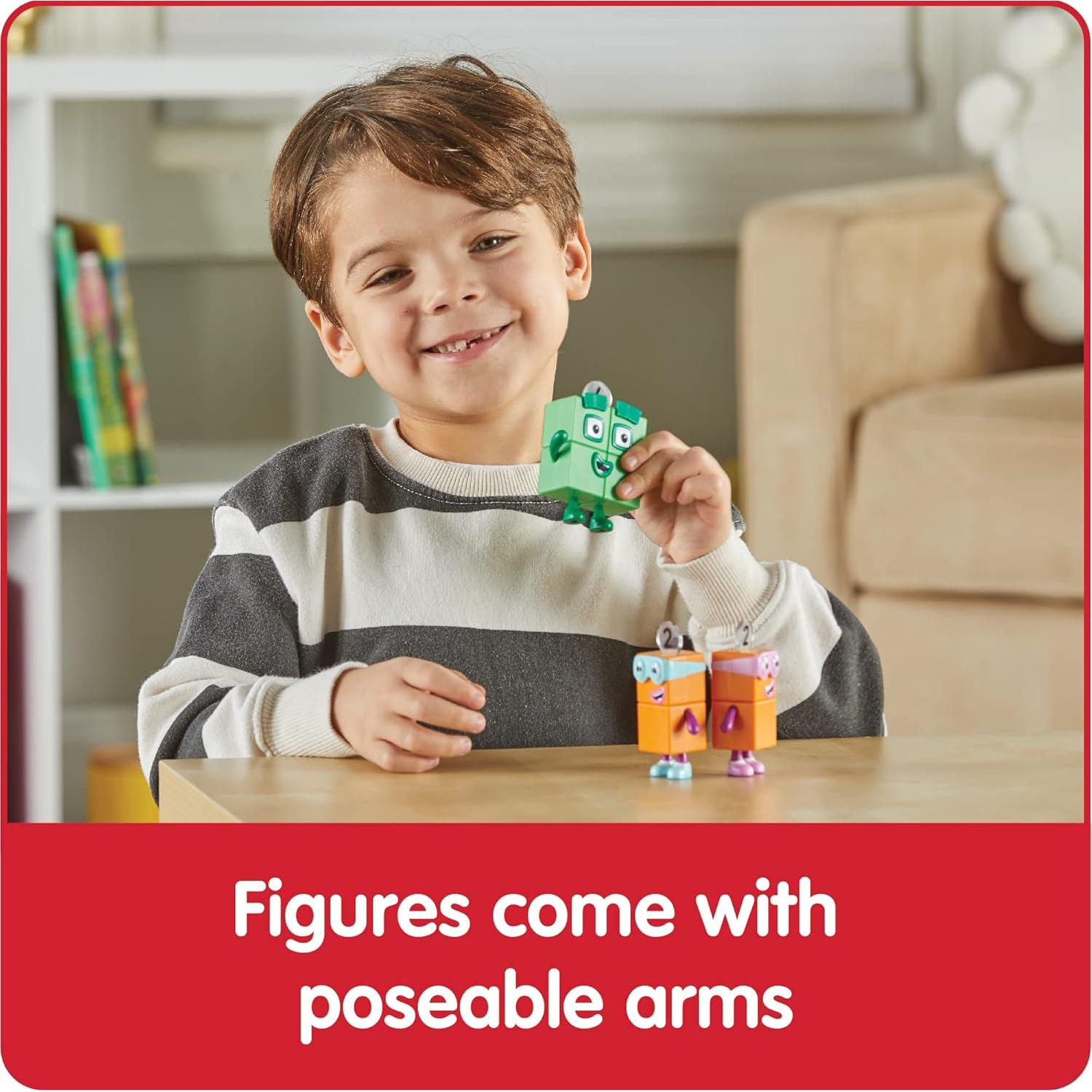 Figuras de Juguete Coleccionables Numberblocks Cuatro y Dos