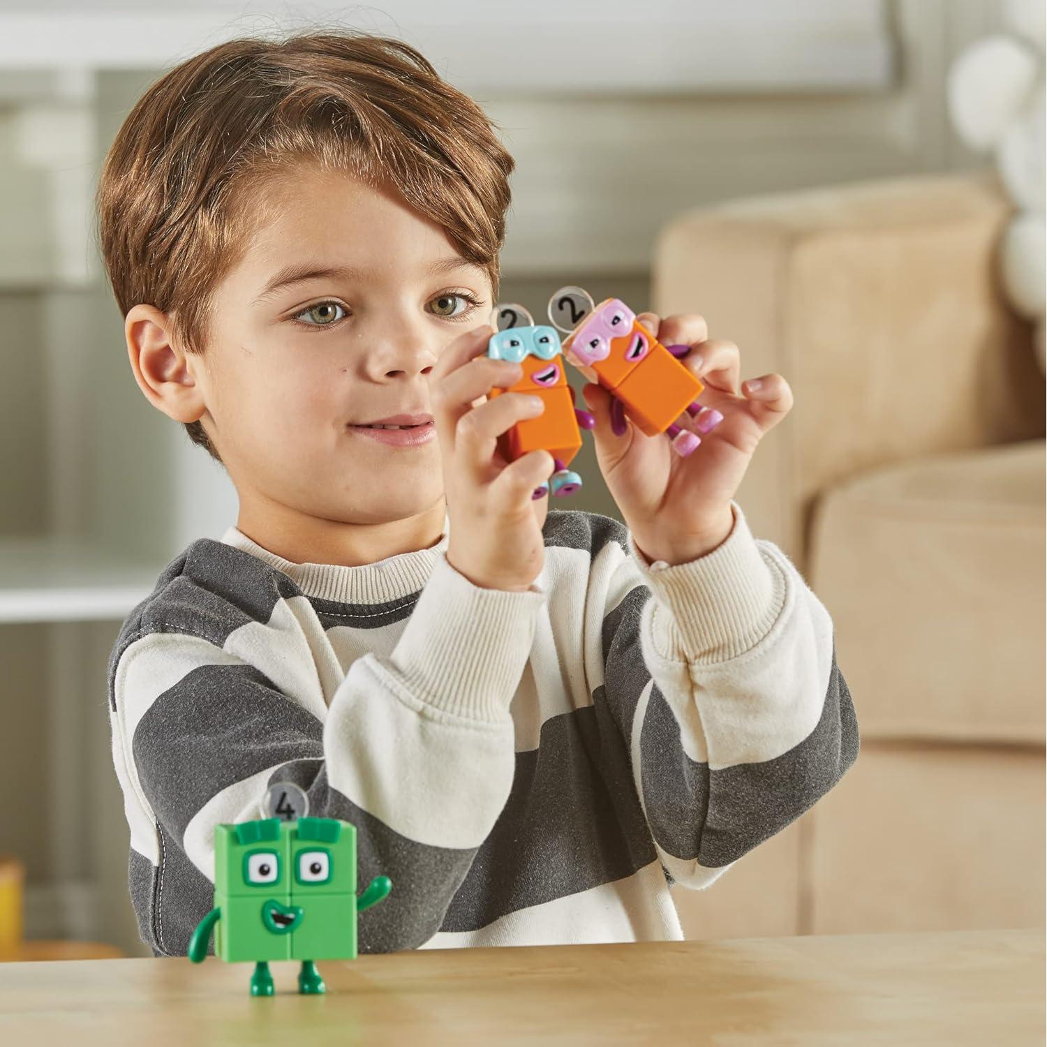 Figuras de Juguete Coleccionables Numberblocks Cuatro y Dos