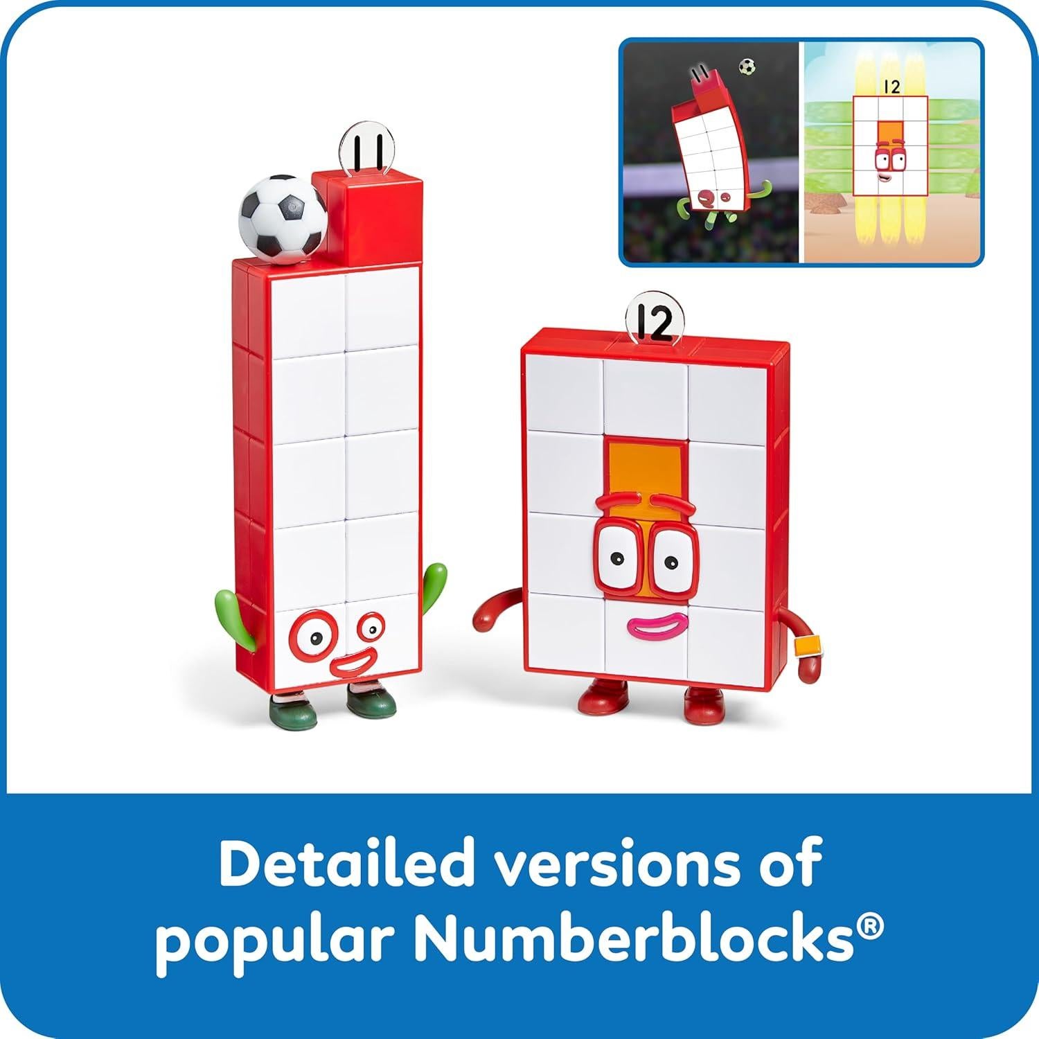 Figuras de Aprendizaje Numberblocks Once y Doce - hand2mind