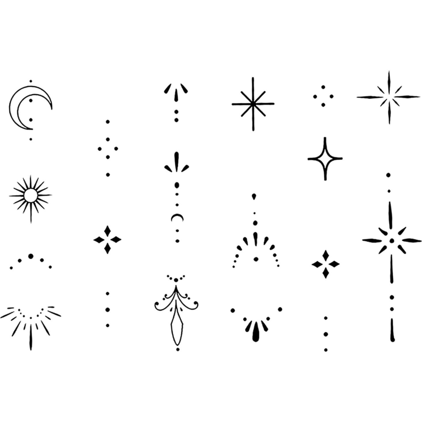 Tatuaje Semipermanente INKARTLINK 2 Hojas Diseño Adulto