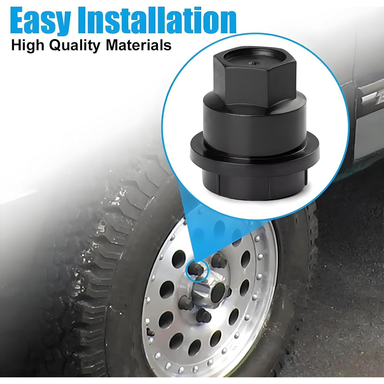 20 Tapas de Cubierta de Tuerca de Llantas WESEAGO para Chevrolet S10