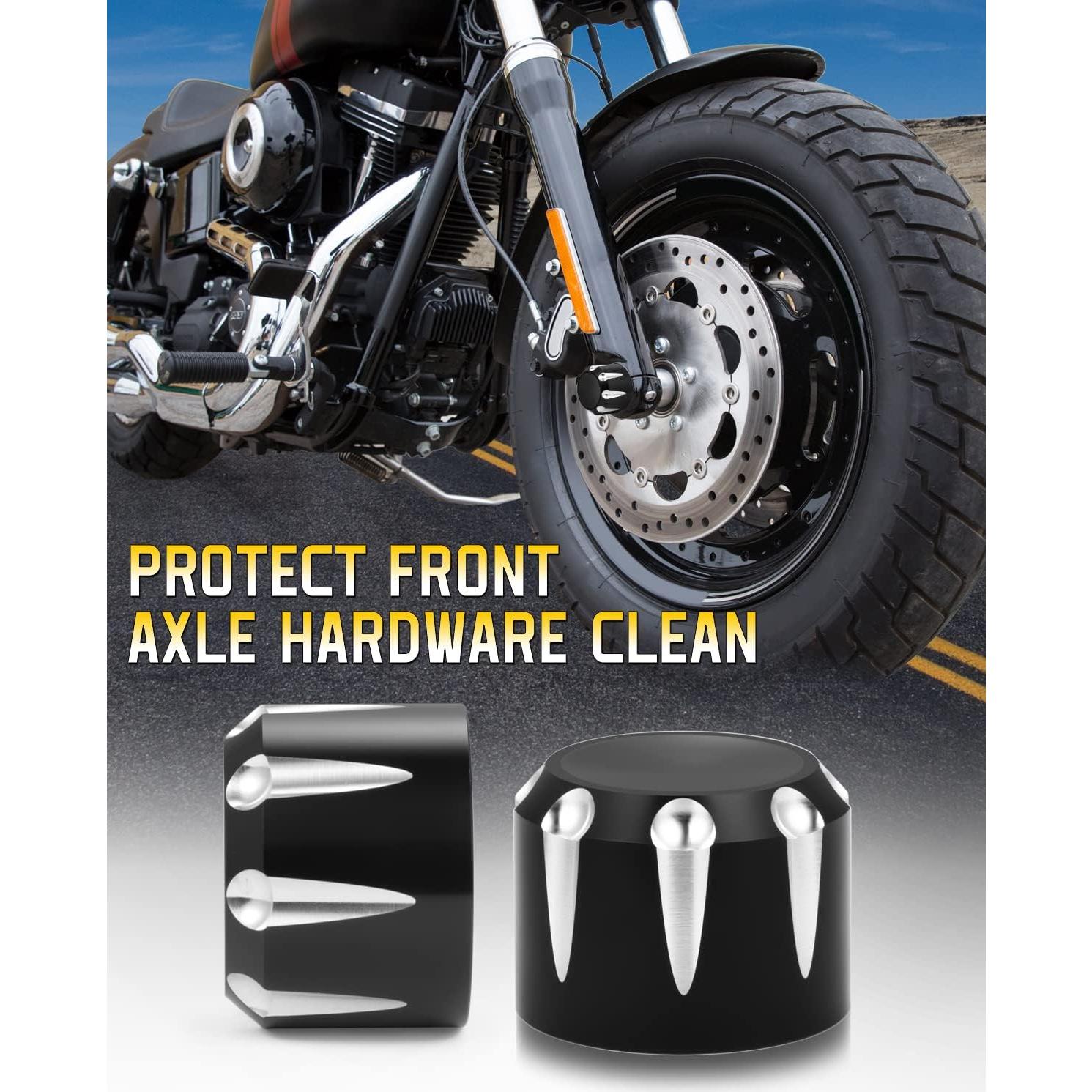 Cubierta de Tuerca del Eje Delantero ANONEMOTO para Harley 2002-2024