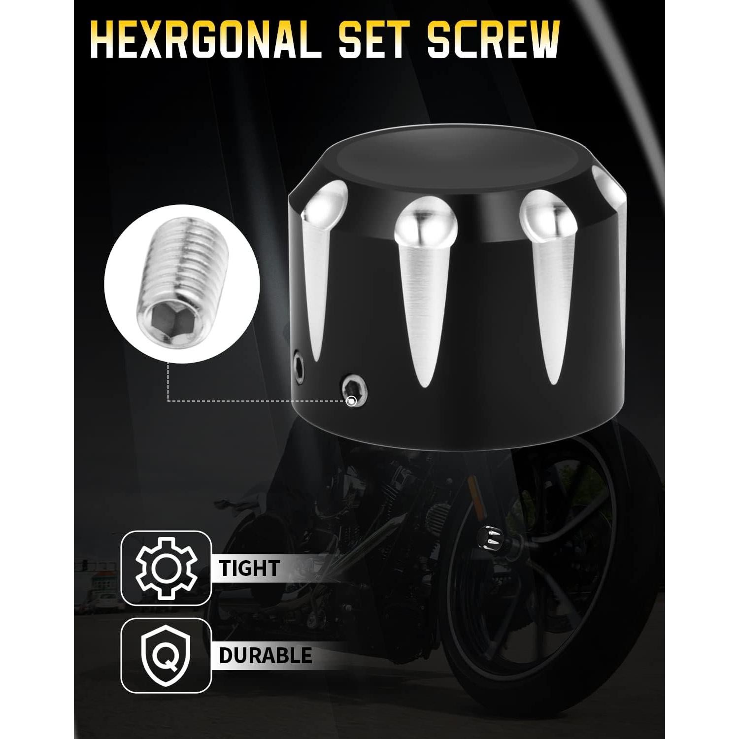 Cubierta de Tuerca del Eje Delantero ANONEMOTO para Harley 2002-2024