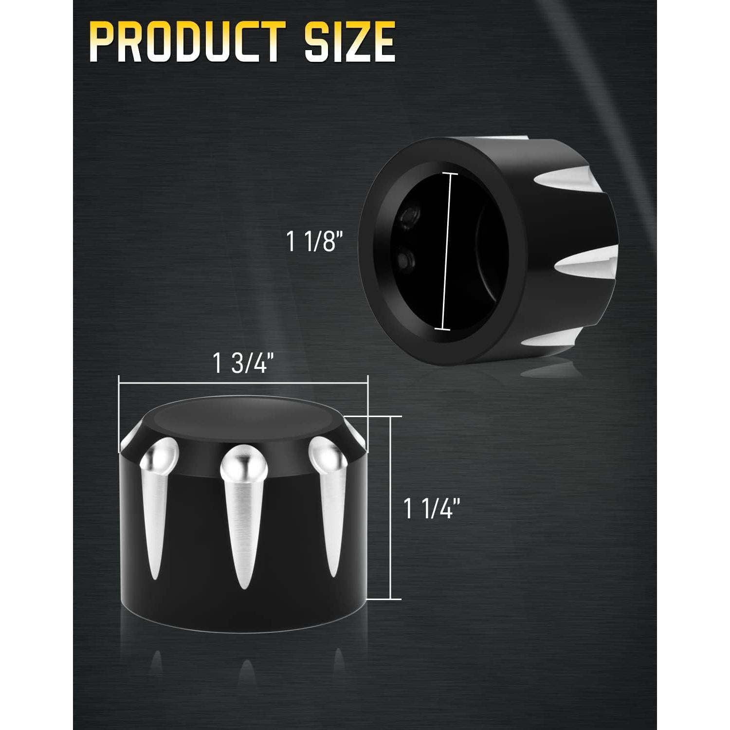 Cubierta de Tuerca del Eje Delantero ANONEMOTO para Harley 2002-2024