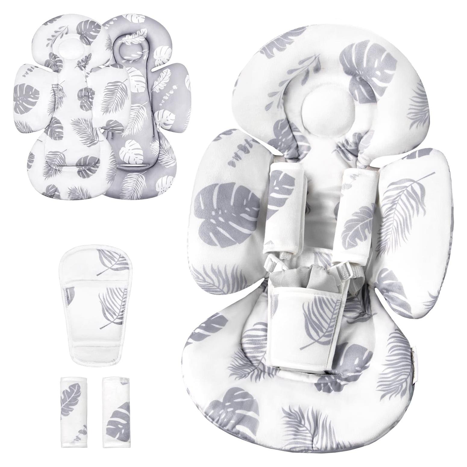 Inserto para Asiento de Auto Bebés WUY-05 - Hoja Gris