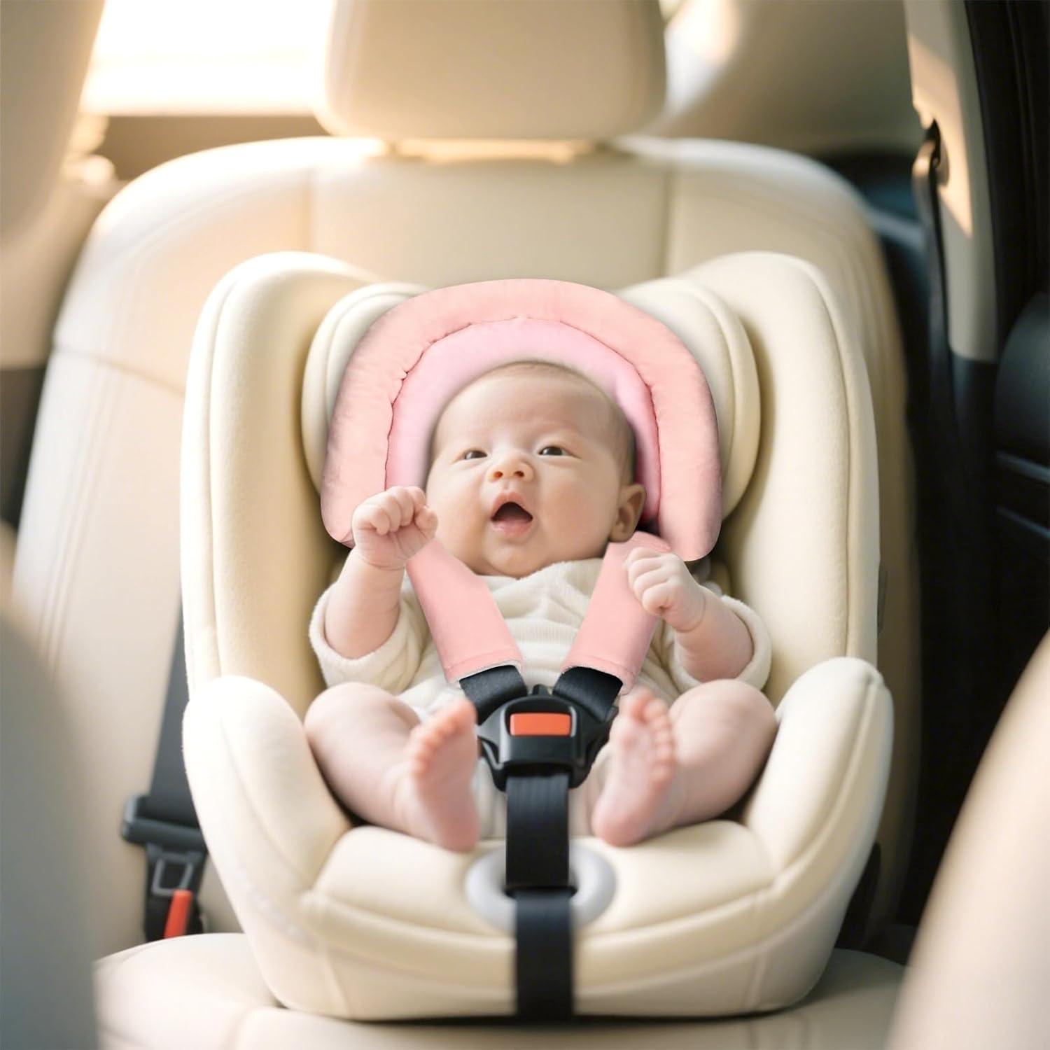 Soporte para Cabeza y Cuerpo Pea Pod 2 en 1 Rosa Claro