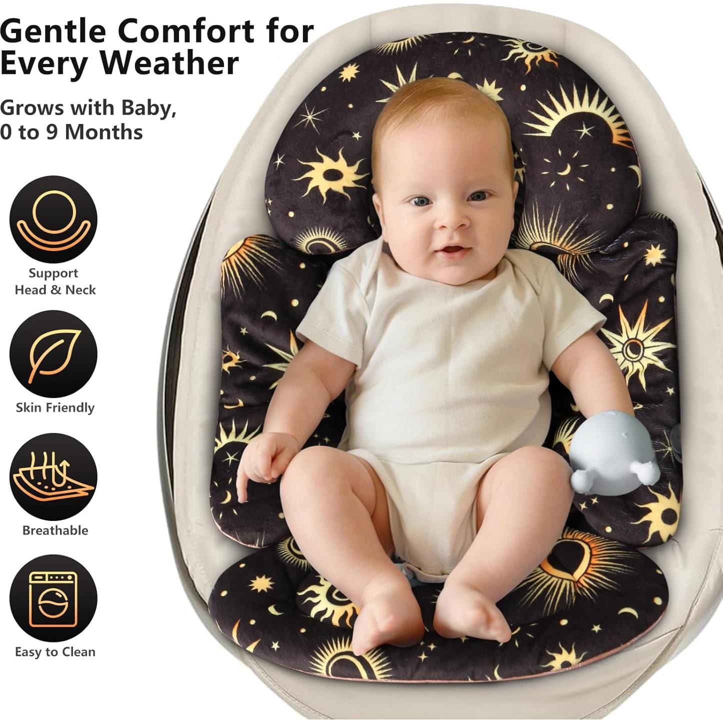 Inserto para Bebés BUBBYNOOK Compatible con Mamaroo y Graco - Estrellas