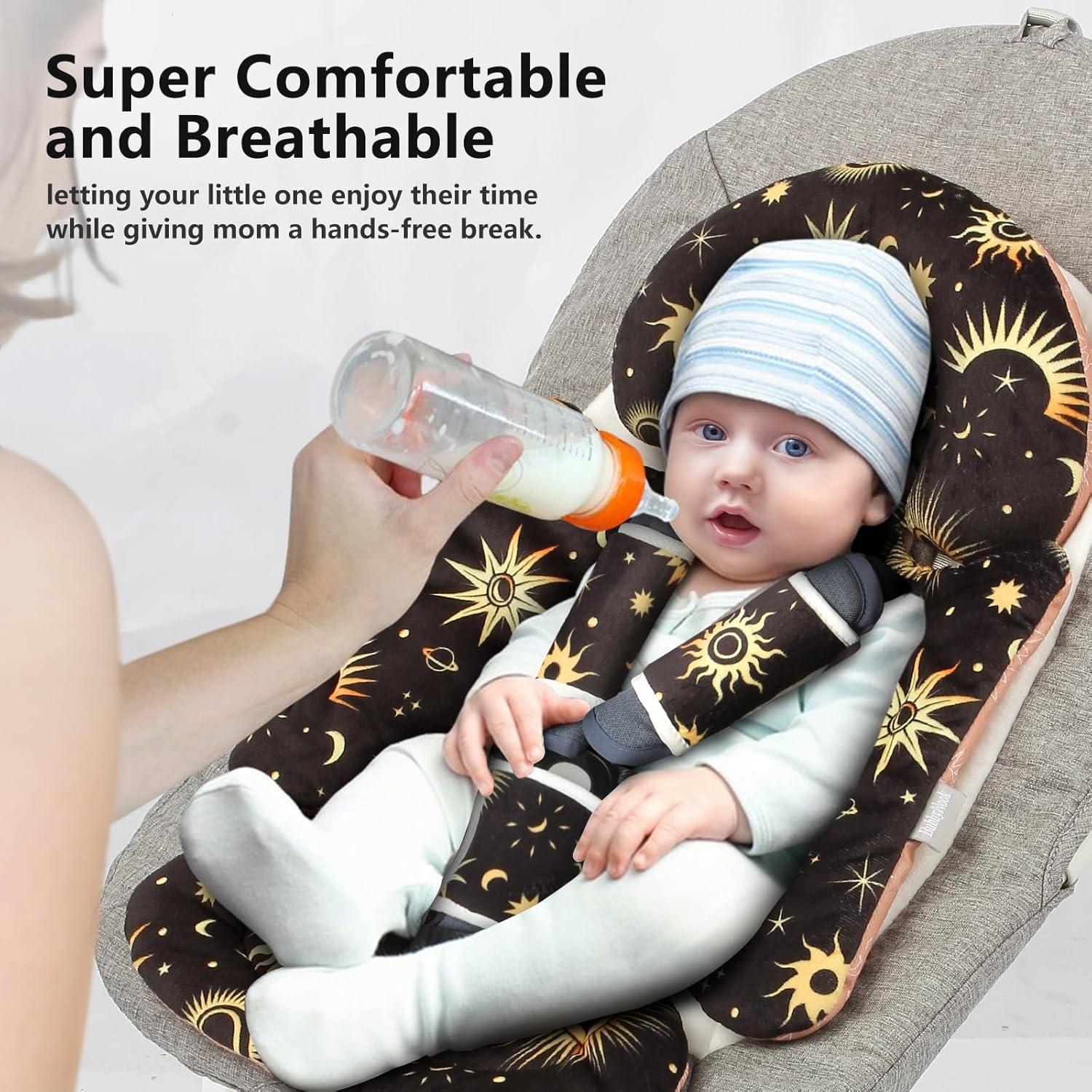 Inserto para Bebés BUBBYNOOK Compatible con Mamaroo y Graco - Estrellas