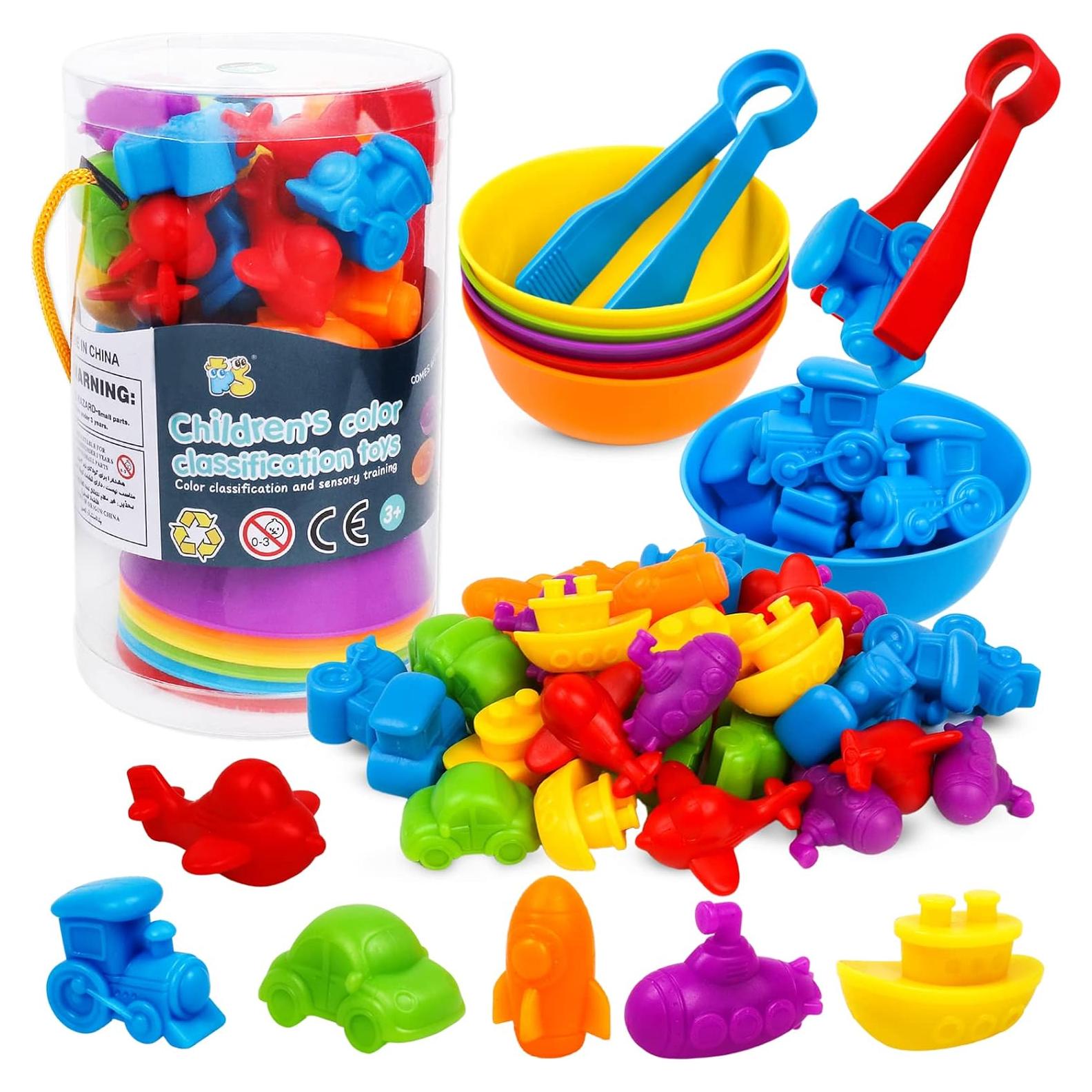 Juego de Emparejamiento de Transporte NAODONGLI 6 Vehículos 357g