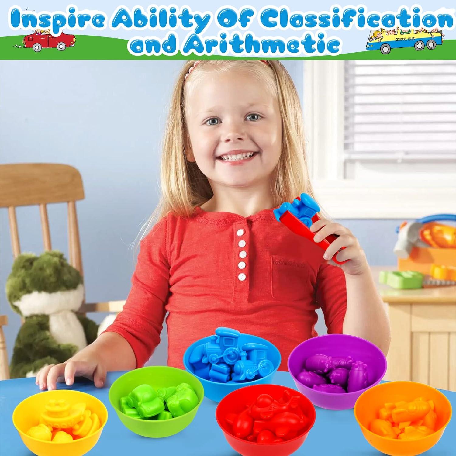 Juego de Emparejamiento de Transporte NAODONGLI 6 Vehículos 357g