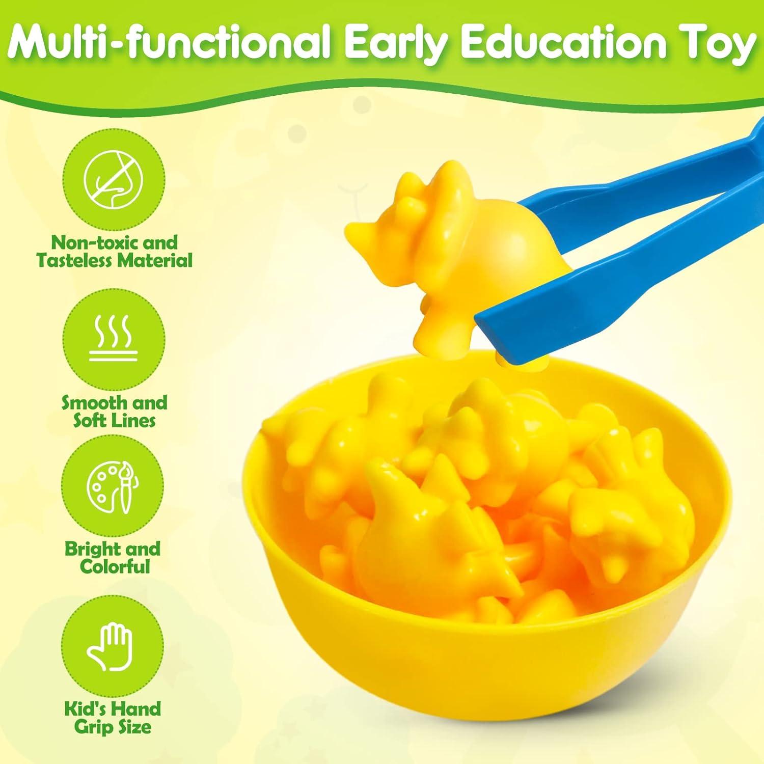 Juego Educativo de Contar Dinosaurios SHAPGEI 48 Piezas