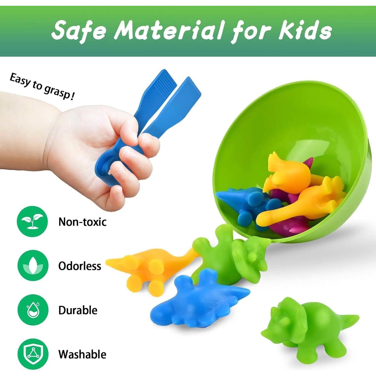 Juego de Clasificación de Dinosaurios FLMRIOY - 56 Piezas Educativas