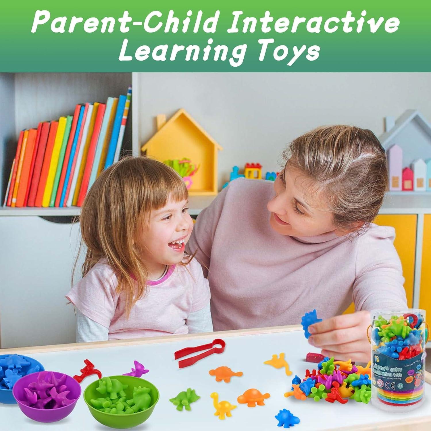 Juego de Clasificación de Dinosaurios FLMRIOY - 56 Piezas Educativas