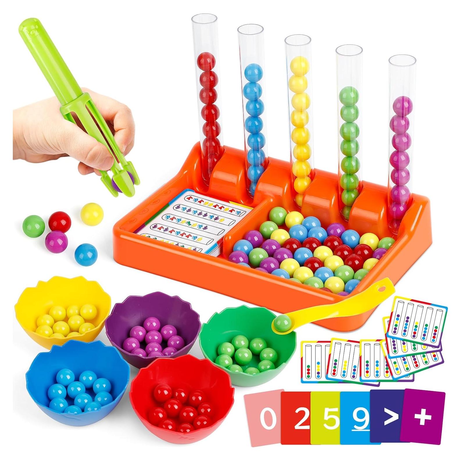 Juguetes Montessori Aizweb de Conteo y Clasificación de Colores