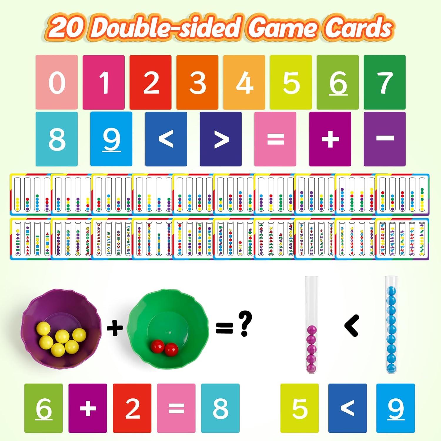 Juguetes Montessori Aizweb de Conteo y Clasificación de Colores