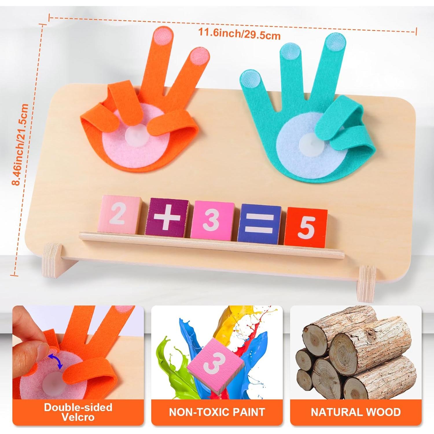 Juguetes Montessori BSADIY para Niños 3-5 Años - Matemáticas