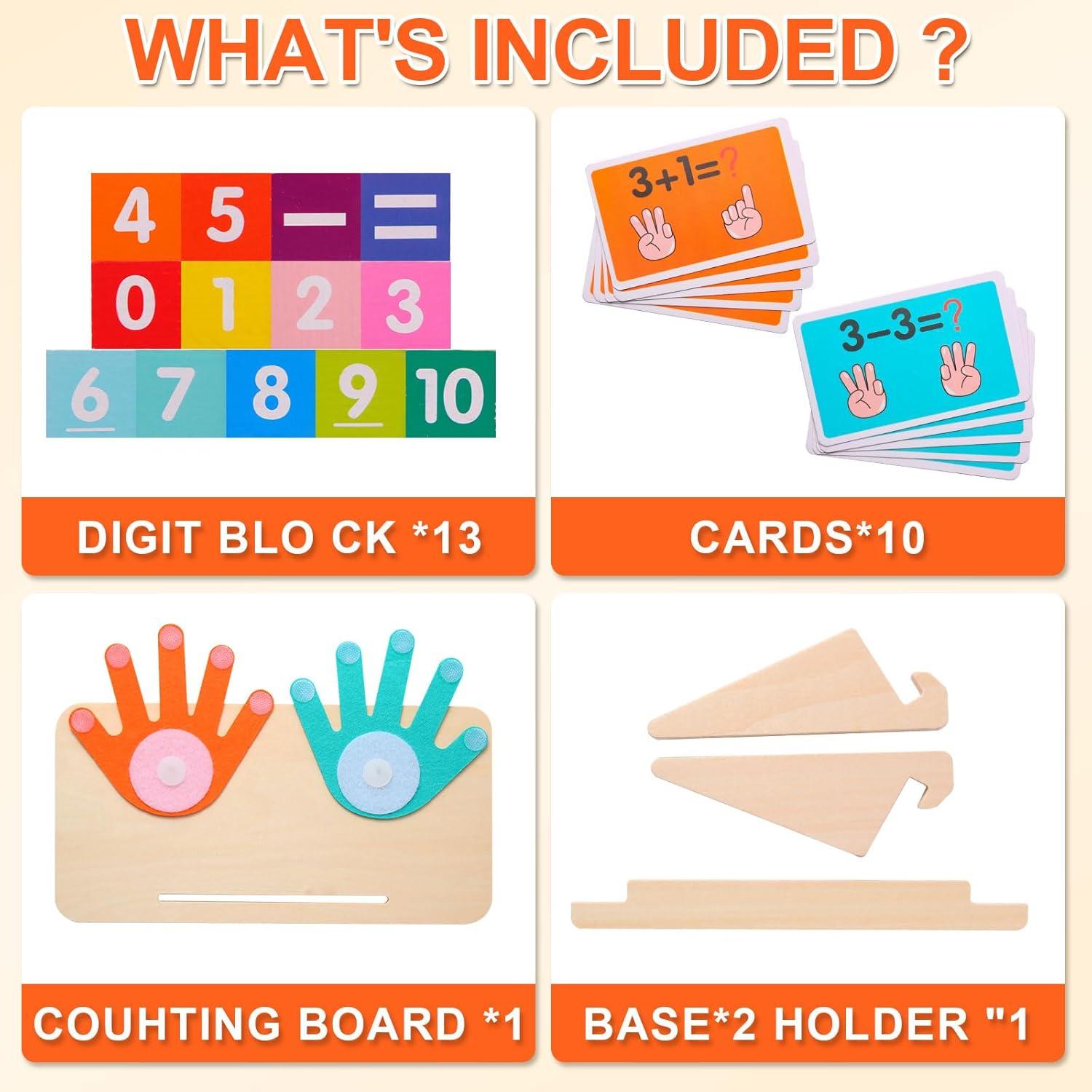 Juguetes Montessori BSADIY para Niños 3-5 Años - Matemáticas