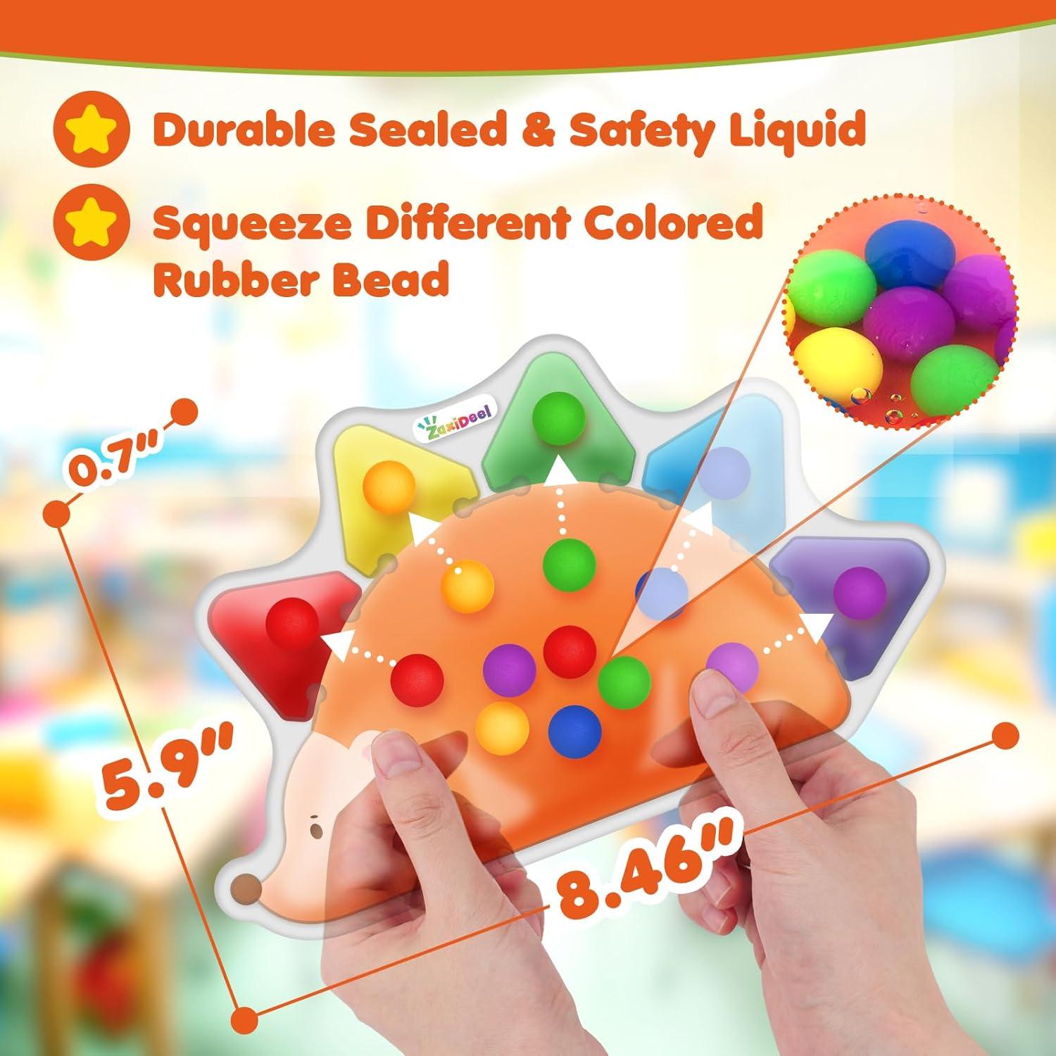 Juguete Sensorial de Clasificación de Colores ZAXIDEEL 15 Piezas