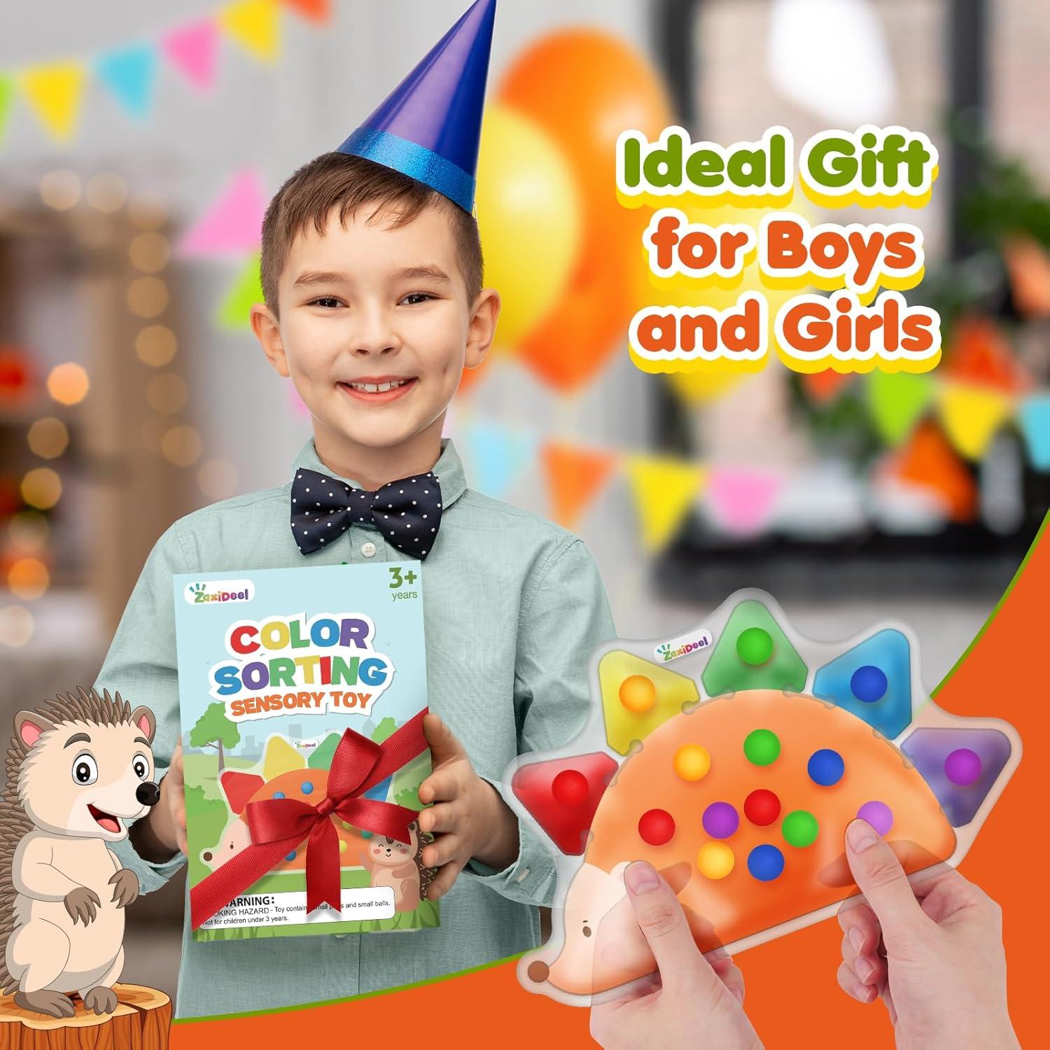 Juguete Sensorial de Clasificación de Colores ZAXIDEEL 15 Piezas