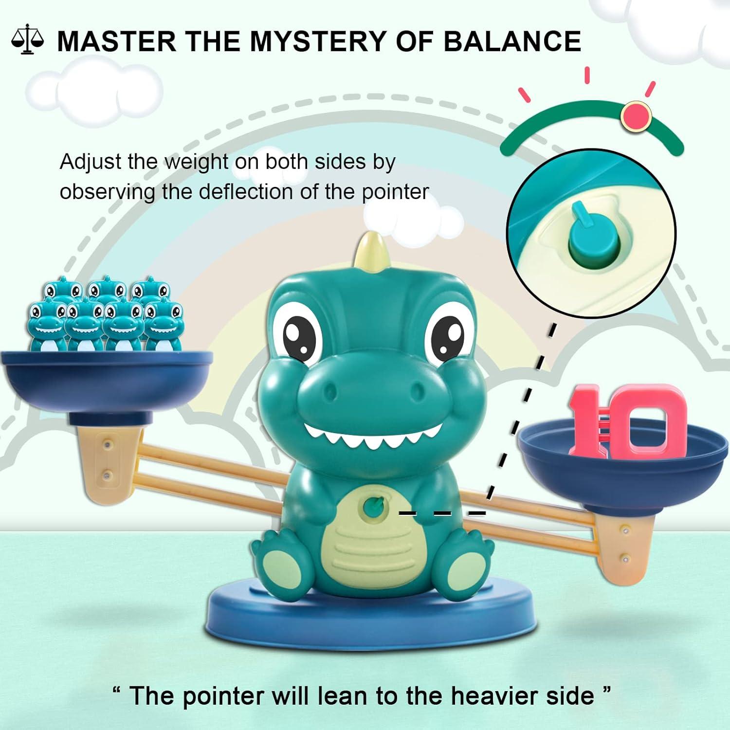 Juguete de Equilibrio Dinosaurio Kaodezhu para Niños 3-7 Años