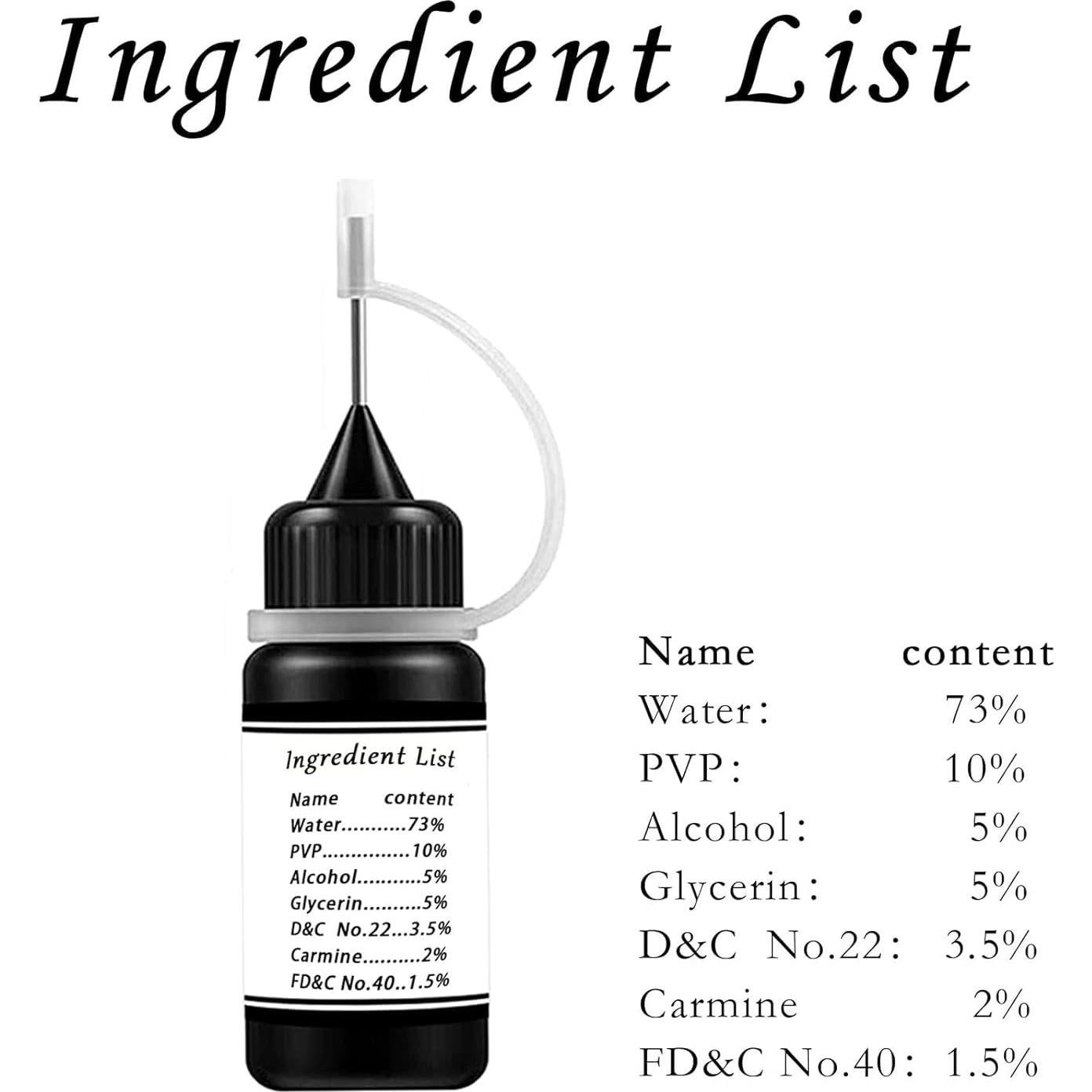 Kit de Tatuajes Temporales Diduikalor con 6 Tintas 15ml DIY