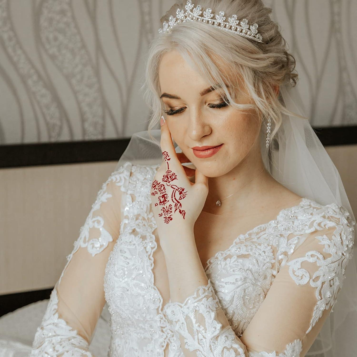 Kit de Plantillas de Tatuajes de Henna ChurlChurl - 24 Hojas