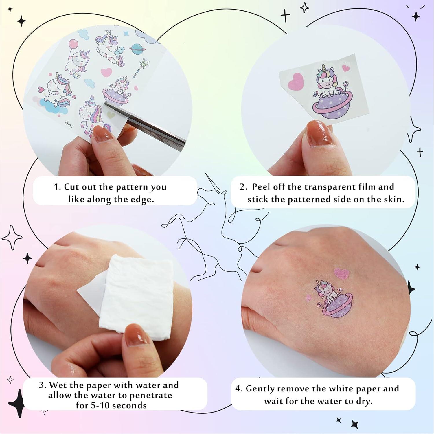 Kit de Tatuajes Temporales Apeso para Niños - 300 Pcs Dinosaurios, Animales y Vehículos