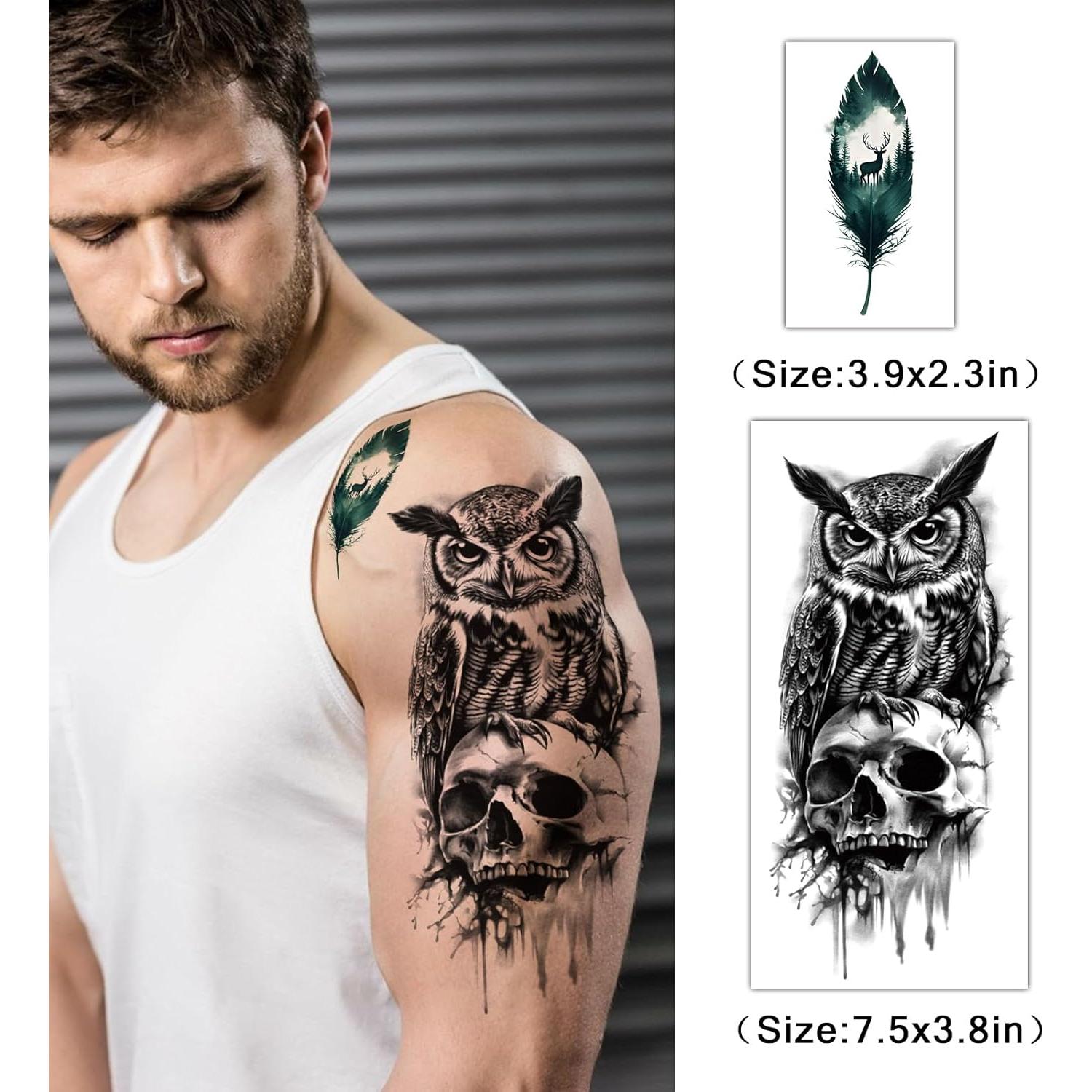 77 Tatuajes Temporales Metuu - Animales del Bosque Realistas