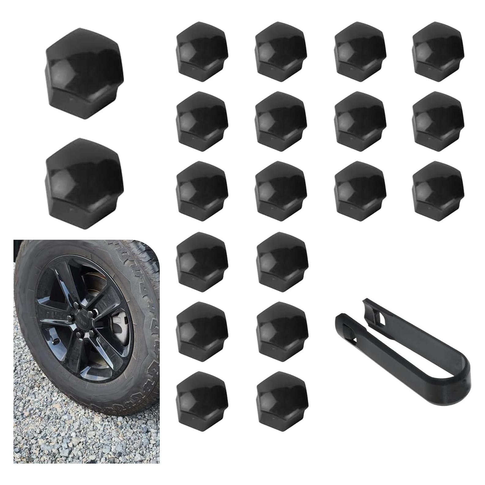 Cubiertas de Tuercas de Rueda MLY 19mm Antirrobo 21 Piezas