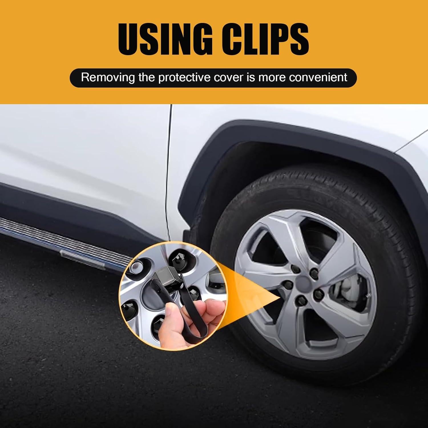 Cubiertas de Tuercas de Rueda MLY 19mm Antirrobo 21 Piezas