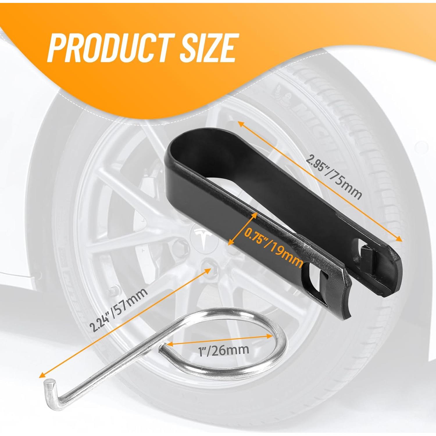 Juego de Herramientas para Cubiertas de Tuercas MIKKUPPA 2 PCS