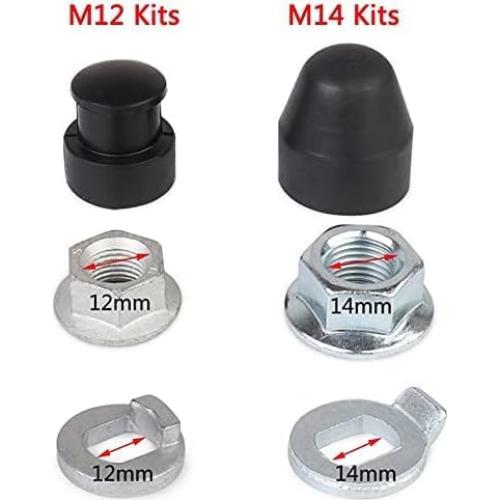 Set E-Bike Hub Motor 12mm con Tuerca y Arandela de Bloqueo
