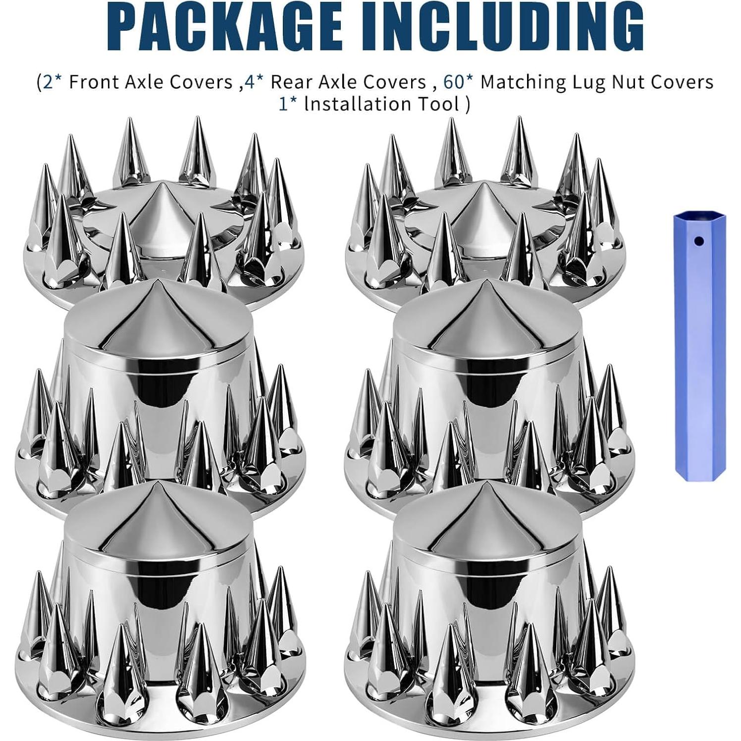 Cubiertas de Rueda Wehymne para Camiones Semi - 2 Delanteras y 4 Traseras