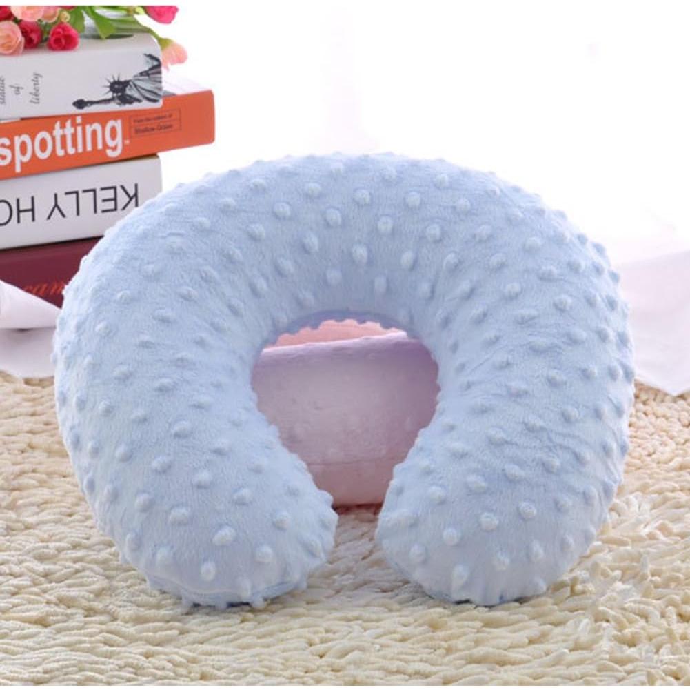 Almohada de Cuello Inflable HKSICHENGKEJI Azul para Niños