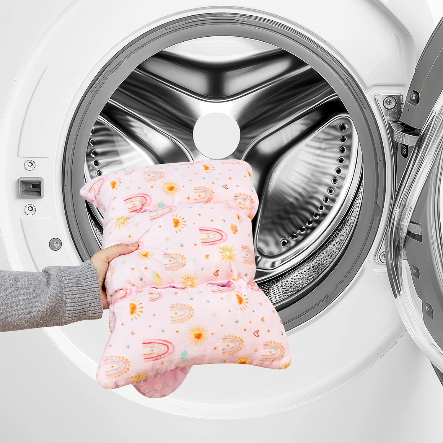 Inserto para Asiento de Auto Bebé CARUILI Arcoíris Rosa 63.5x27.9cm