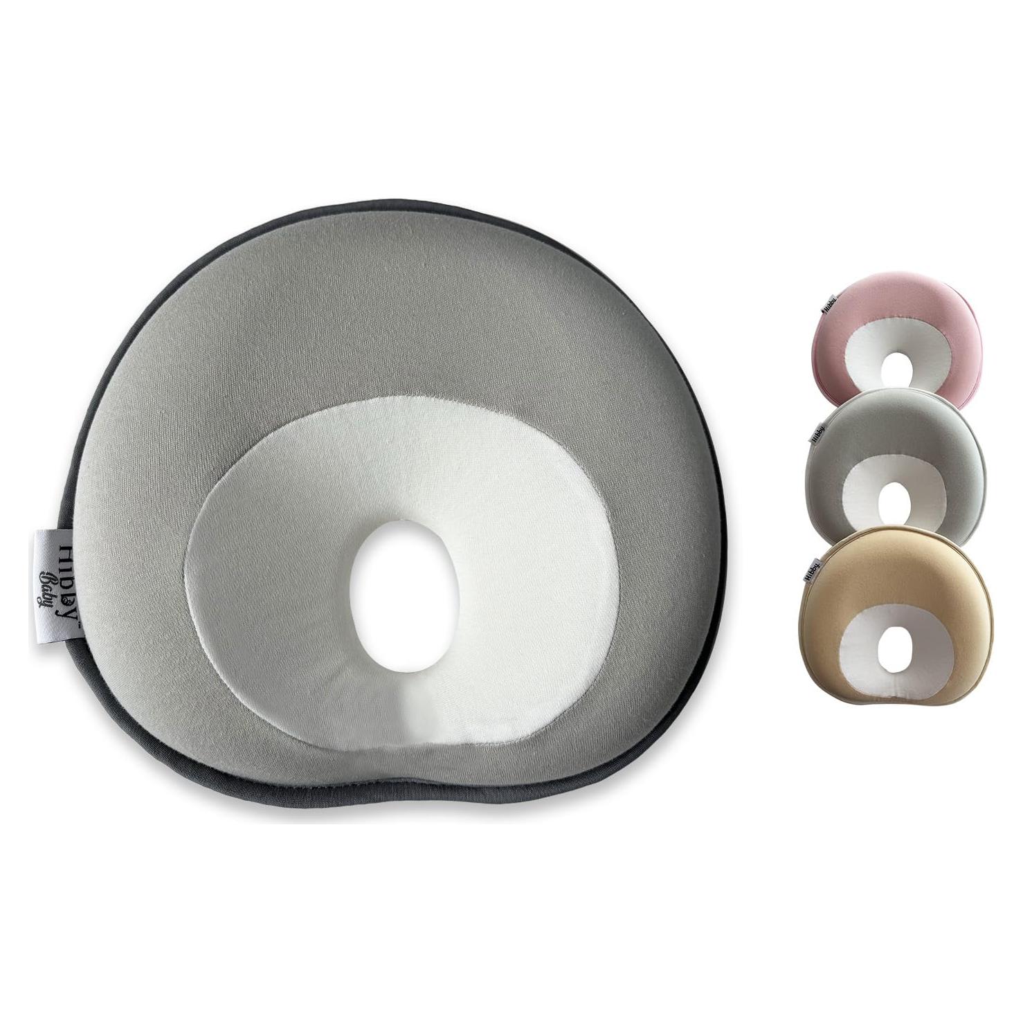 Almohada para Bebé Hibby Baby Gris Piedra - Cochecito y Viaje